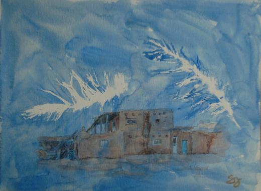 Taos Pueblo Paintings