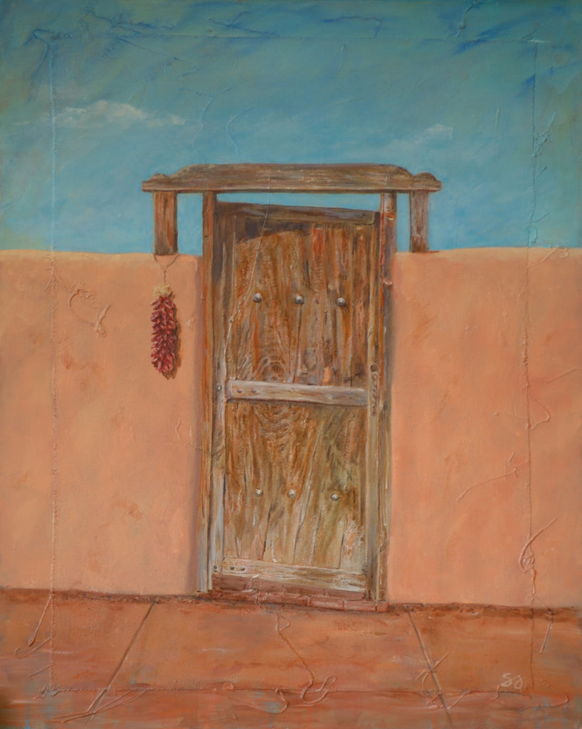 Santa Fe Gate with Peppers SOLD